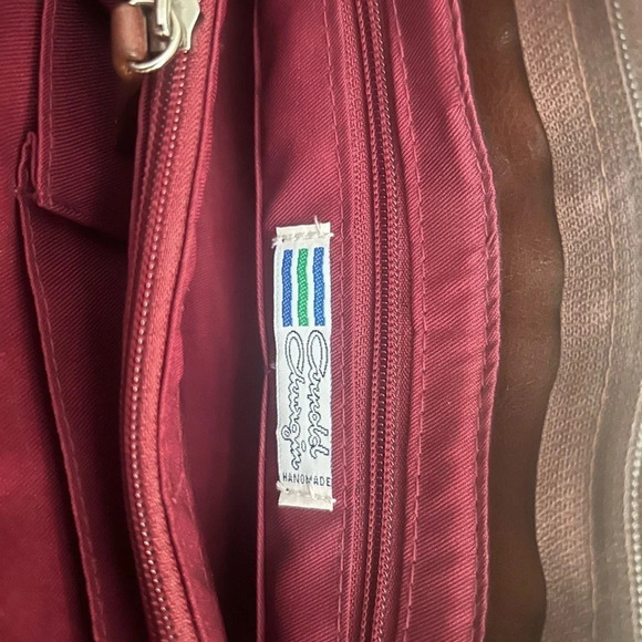 Arnold Churgin vintage brown bigger buckles purse in  excellent condition - Picture 9 of 11